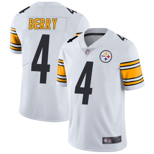 Youth Pittsburgh Steelers Football #4 Limited White Jordan Berry Road Vapor Untouchable Nike NFL Jersey